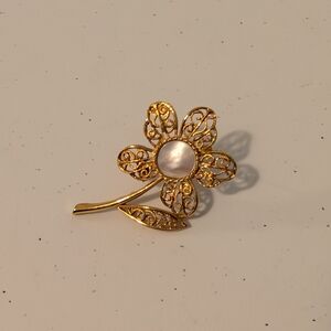 Vintage Flower Brooch
